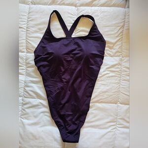 Lands End 16w Elegant Purple Women's Swimsuit NWT